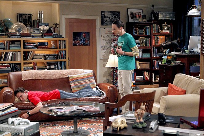 The Big Bang Theory - The Desperation Emanation - Van film - Johnny Galecki, Jim Parsons