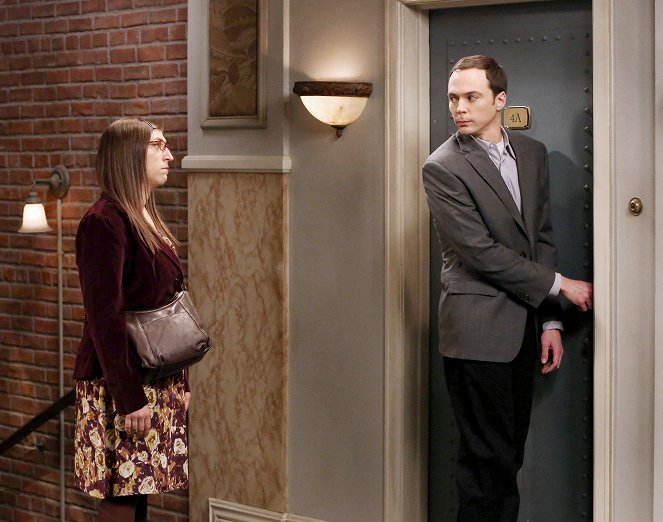 The Big Bang Theory - Season 8 - Werfen wie ein Mädchen - Filmfotos - Mayim Bialik, Jim Parsons