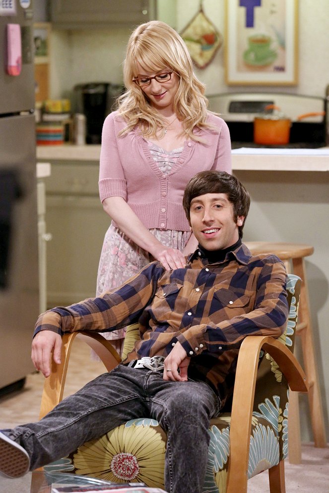 The Big Bang Theory - Werfen wie ein Mädchen - Filmfotos - Melissa Rauch, Simon Helberg