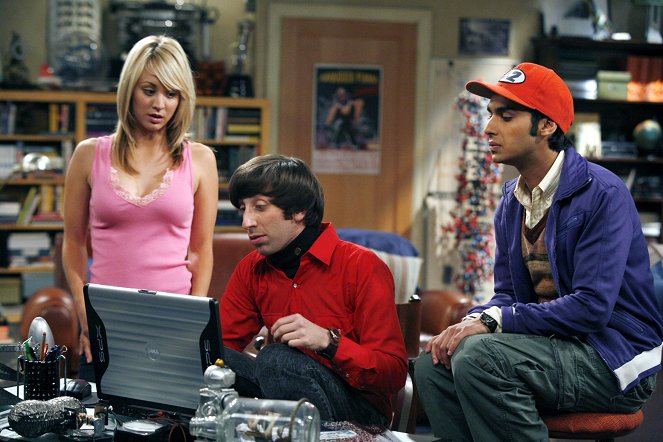 The Big Bang Theory - Pilot - Photos - Kaley Cuoco, Simon Helberg, Kunal Nayyar