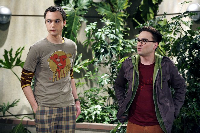 The Big Bang Theory - Pilot - Van film - Jim Parsons, Johnny Galecki