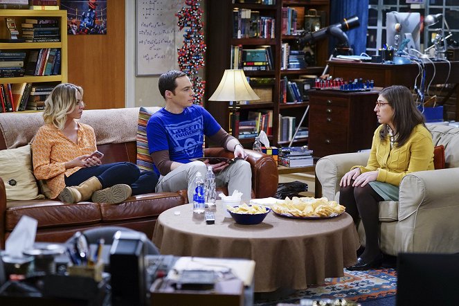 The Big Bang Theory - Season 9 - The Viewing Party Combustion - Photos - Kaley Cuoco, Jim Parsons, Mayim Bialik