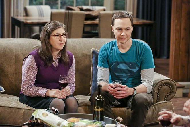 The Big Bang Theory - Die Hütte im Wald - Filmfotos - Mayim Bialik, Jim Parsons