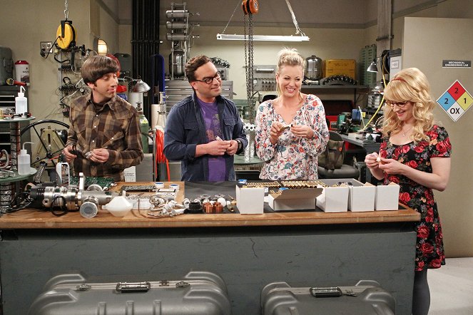 The Big Bang Theory - Das emotionale Außenklo - Filmfotos - Simon Helberg, Johnny Galecki, Kaley Cuoco, Melissa Rauch