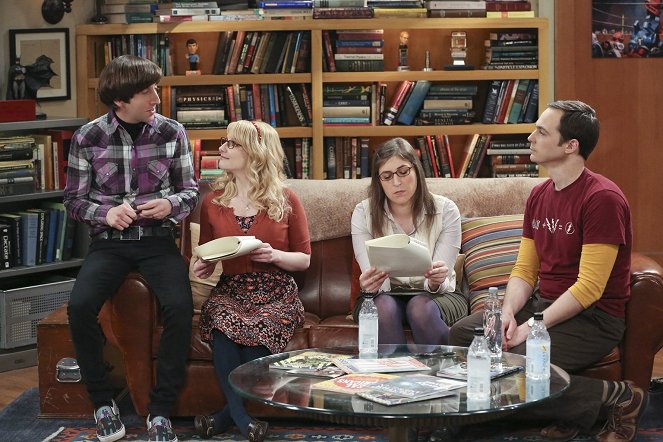 The Big Bang Theory - The Application Deterioration - Van film - Simon Helberg, Melissa Rauch, Mayim Bialik, Jim Parsons
