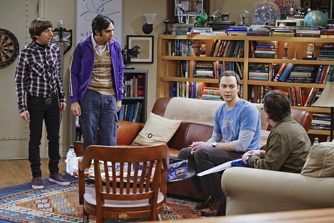 The Big Bang Theory - Die positive Negativreaktion - Filmfotos - Simon Helberg, Kunal Nayyar, Jim Parsons