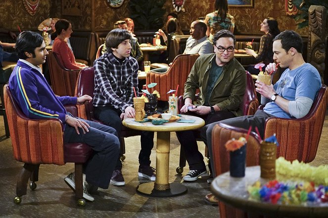 The Big Bang Theory - La reacción positivo-negativa - De la película - Kunal Nayyar, Simon Helberg, Johnny Galecki, Jim Parsons