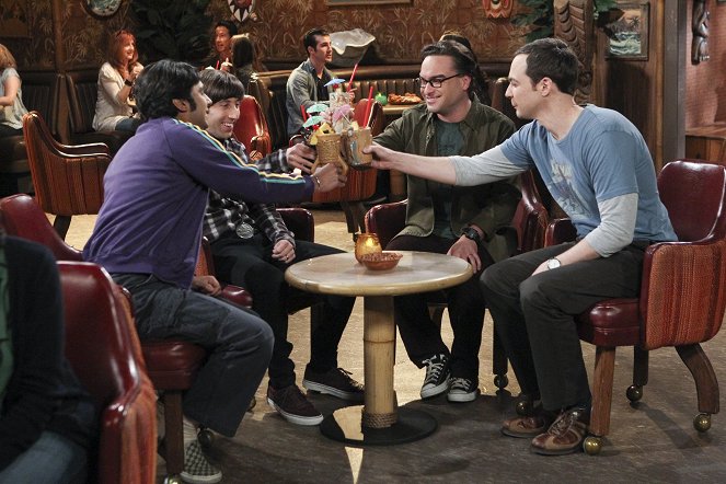 The Big Bang Theory - The Positive Negative Reaction - Van film - Kunal Nayyar, Simon Helberg, Johnny Galecki, Jim Parsons