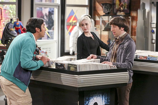 The Big Bang Theory - The Meemaw Materialization - Van film - Kunal Nayyar, Alessandra Torresani, Simon Helberg