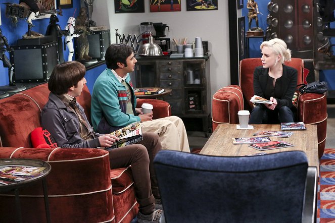 The Big Bang Theory - Season 9 - Der Besuch der alten Dame - Filmfotos - Simon Helberg, Kunal Nayyar, Alessandra Torresani