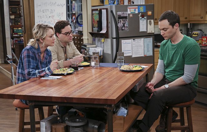 The Big Bang Theory - Der Ohrwurm - Filmfotos - Kaley Cuoco, Johnny Galecki, Jim Parsons