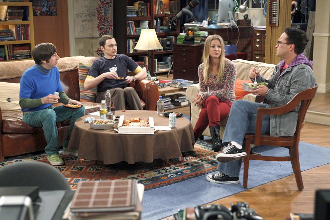 The Big Bang Theory - Such Dir eine Inderin! - Filmfotos - Simon Helberg, Jim Parsons, Kaley Cuoco, Johnny Galecki
