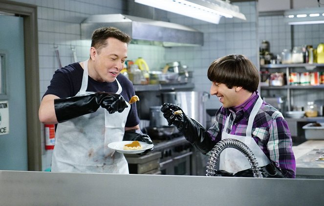 The Big Bang Theory - Season 9 - Karotte in Dessous - Filmfotos - Elon Musk, Simon Helberg