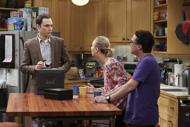 The Big Bang Theory - The Spock Resonance - Van film - Jim Parsons, Kaley Cuoco, Johnny Galecki