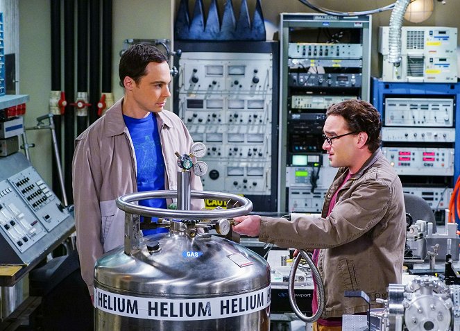 Agymenők - Season 9 - A hélium deficiens - Filmfotók - Jim Parsons, Johnny Galecki