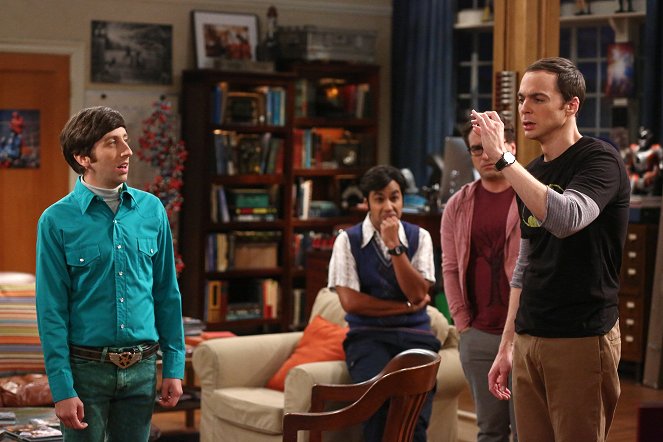 The Big Bang Theory - Season 8 - Dunkle Materie - Filmfotos - Simon Helberg, Kunal Nayyar, Johnny Galecki, Jim Parsons