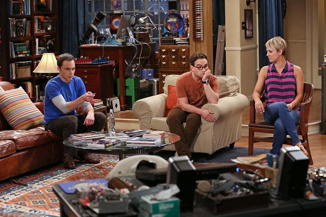 The Big Bang Theory - Season 8 - The Locomotion Interruption - Photos - Jim Parsons, Johnny Galecki, Kaley Cuoco