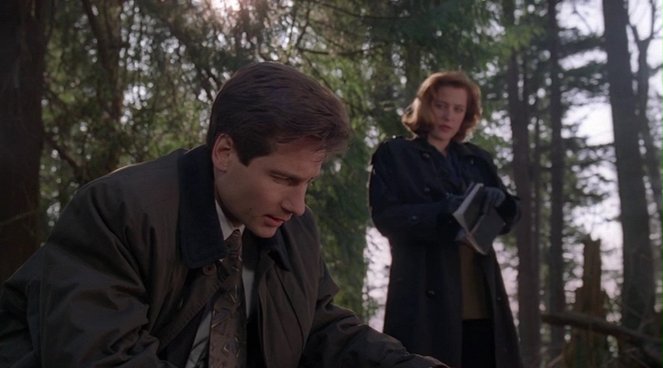 The X-Files - E.B.E - Van film - David Duchovny, Gillian Anderson