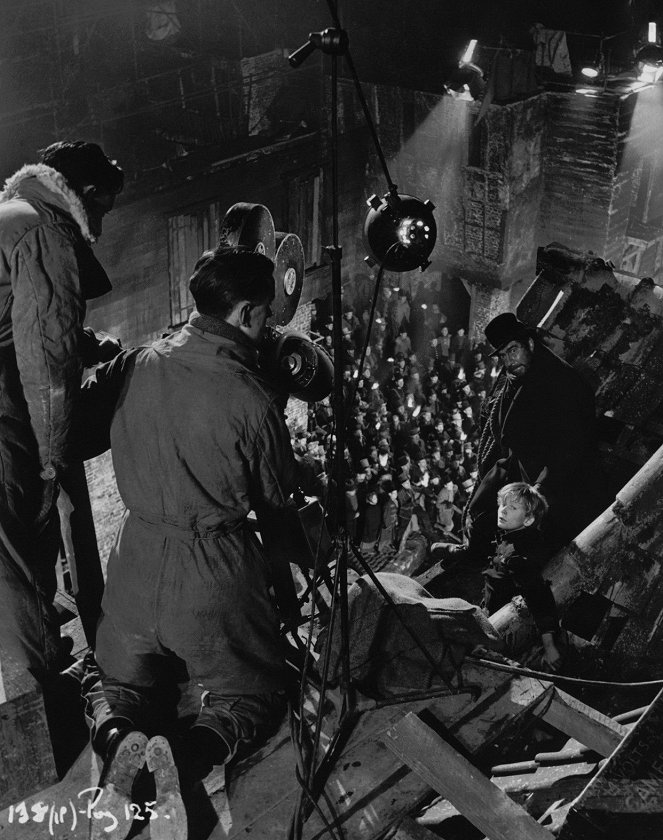 Oliver Twist - Tournage - John Howard Davies, Robert Newton