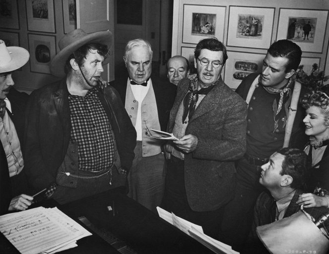 Stagecoach - Making of - Andy Devine, Berton Churchill, Donald Meek, George Bancroft, John Wayne, Claire Trevor