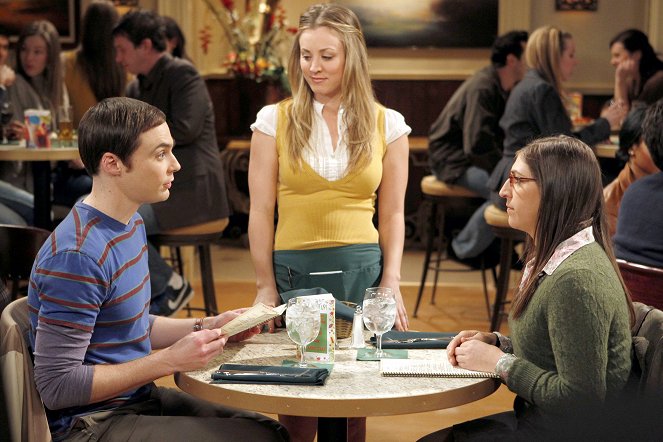 The Big Bang Theory - Kinder? Nein danke! - Filmfotos - Jim Parsons, Kaley Cuoco, Mayim Bialik