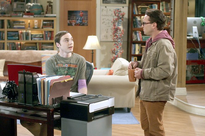 The Big Bang Theory - The Flaming Spittoon Acquisition - Van film - Jim Parsons, Johnny Galecki