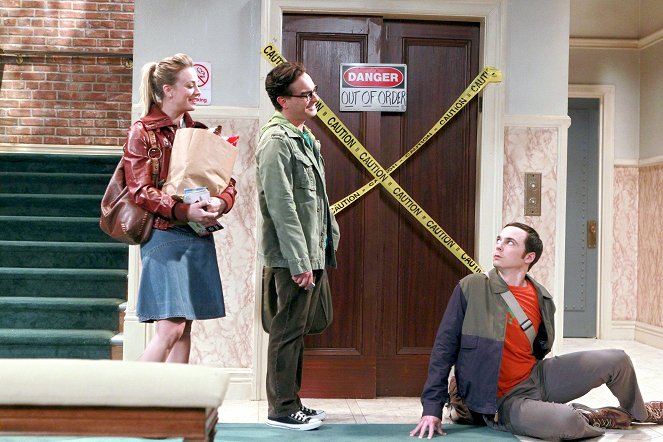 The Big Bang Theory - Ein guter Kerl - Filmfotos - Kaley Cuoco, Johnny Galecki, Jim Parsons