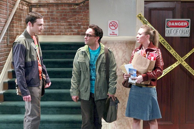 The Big Bang Theory - The Good Guy Fluctuation - Photos - Jim Parsons, Johnny Galecki, Kaley Cuoco