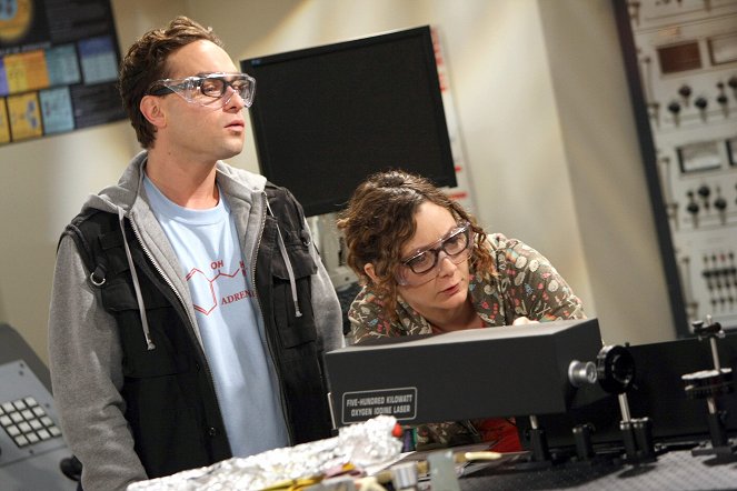 The Big Bang Theory - The Fuzzy Boots Corollary - Van film - Johnny Galecki, Sara Gilbert