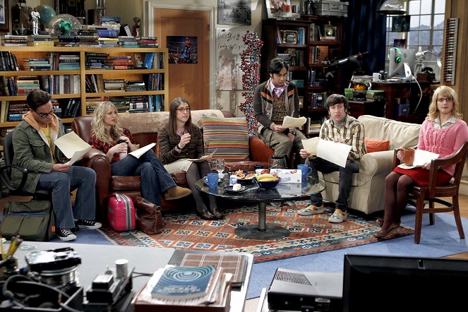 The Big Bang Theory - Die neutrale Zone - Filmfotos - Johnny Galecki, Kaley Cuoco, Mayim Bialik, Kunal Nayyar, Simon Helberg, Melissa Rauch