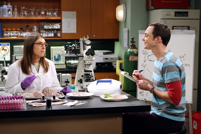 The Big Bang Theory - The Alien Parasite Hypothesis - Photos - Mayim Bialik, Jim Parsons