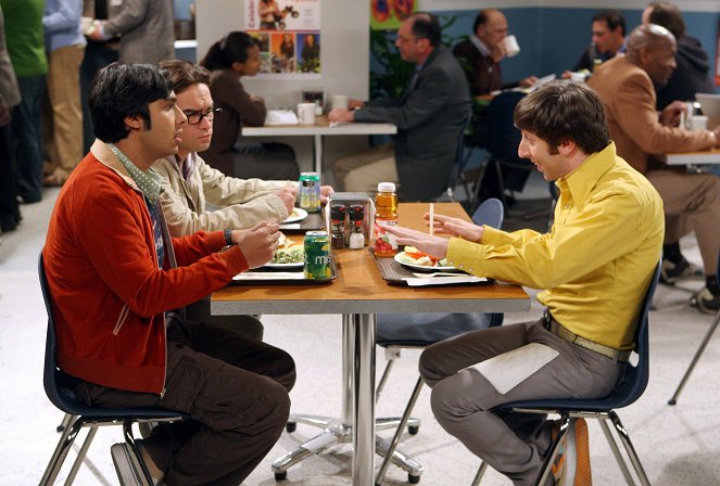 The Big Bang Theory - Die animalische Amy - Filmfotos - Kunal Nayyar, Johnny Galecki, Simon Helberg