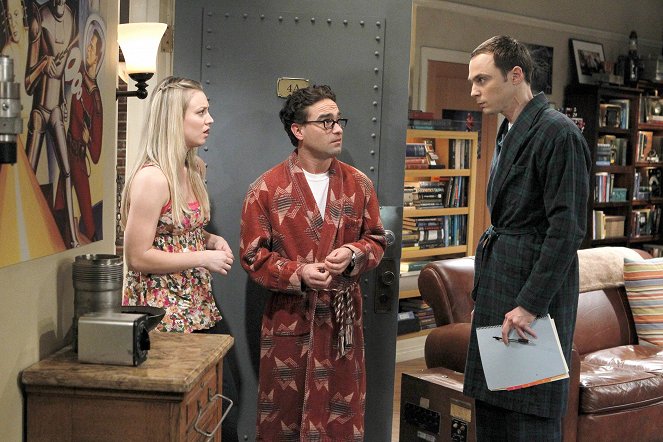 The Big Bang Theory - The Boyfriend Complexity - Van film - Kaley Cuoco, Johnny Galecki, Jim Parsons