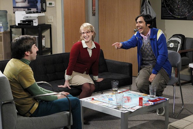 The Big Bang Theory - The Boyfriend Complexity - Photos - Simon Helberg, Melissa Rauch, Kunal Nayyar