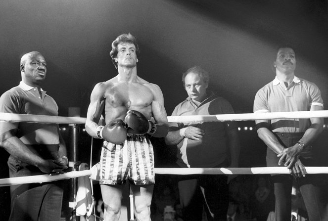 Rocky III - Photos - Tony Burton, Sylvester Stallone, Burt Young, Carl Weathers