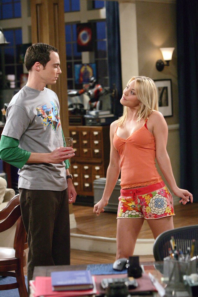 The Big Bang Theory - Season 1 - The Peanut Reaction - Photos - Jim Parsons, Kaley Cuoco