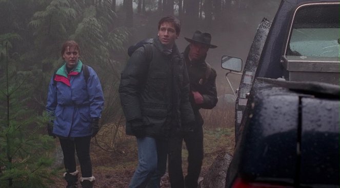 The X-Files - Season 1 - Darkness Falls - Photos - Gillian Anderson, David Duchovny, Jason Beghe