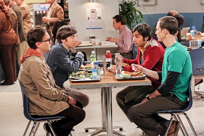 The Big Bang Theory - The Focus Attenuation - Van film - Johnny Galecki, Simon Helberg, Kunal Nayyar, Jim Parsons
