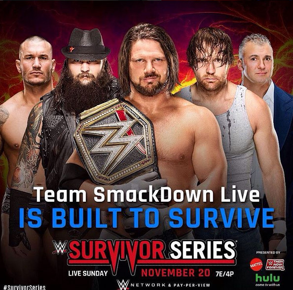 WWE Survivor Series - Promokuvat - Randy Orton, Windham Rotunda, Allen Jones, Jonathan Good, Stephanie McMahon