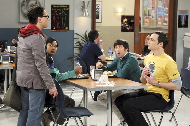 The Big Bang Theory - The Friendship Contraction - Van film - Johnny Galecki, Kunal Nayyar, Simon Helberg, Jim Parsons