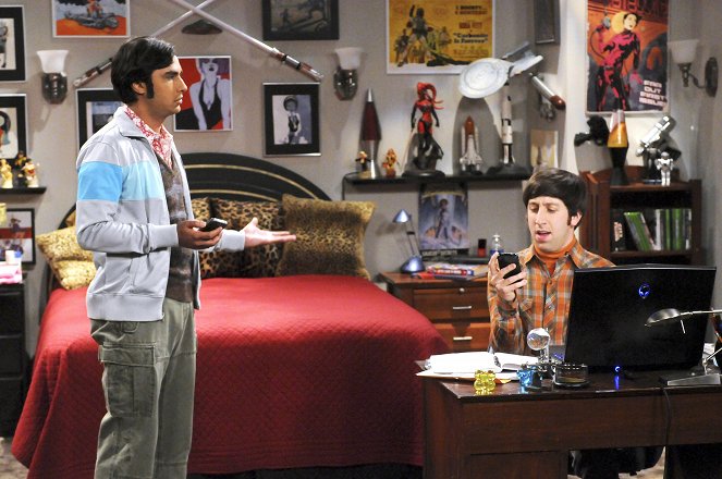 The Big Bang Theory - The Friendship Contraction - Van film - Kunal Nayyar, Simon Helberg
