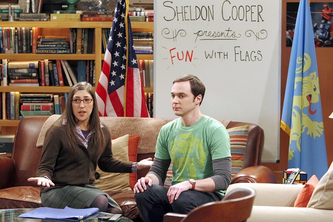 The Big Bang Theory - Spaß mit Flaggen - Filmfotos - Mayim Bialik, Jim Parsons