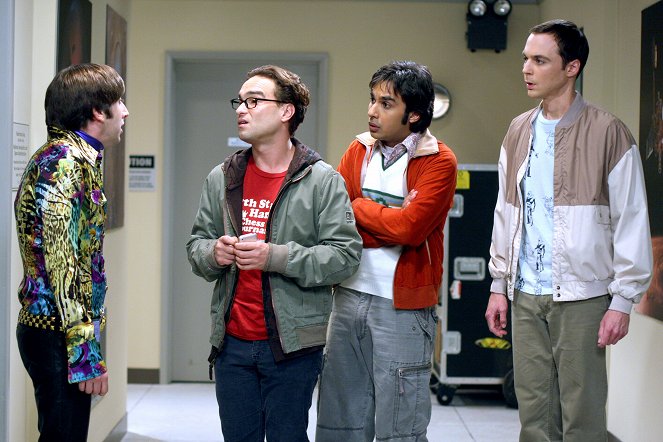 The Big Bang Theory - The Lizard-Spock Expansion - Van film - Simon Helberg, Johnny Galecki, Kunal Nayyar, Jim Parsons
