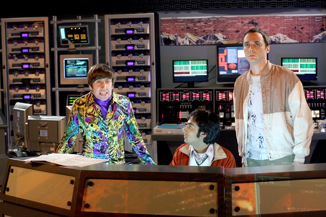 The Big Bang Theory - The Lizard-Spock Expansion - Van film - Simon Helberg, Kunal Nayyar, Jim Parsons