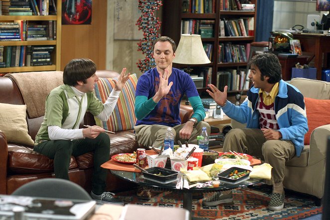 The Big Bang Theory - Season 2 - Stein, Schere, Spock - Filmfotos - Simon Helberg, Jim Parsons, Kunal Nayyar