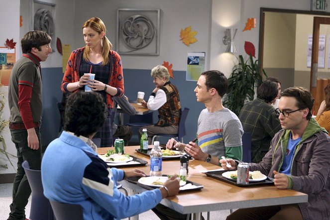 The Big Bang Theory - Season 2 - Das Cooper-Nowitzki Theorem - Filmfotos - Simon Helberg, Riki Lindhome, Jim Parsons, Johnny Galecki