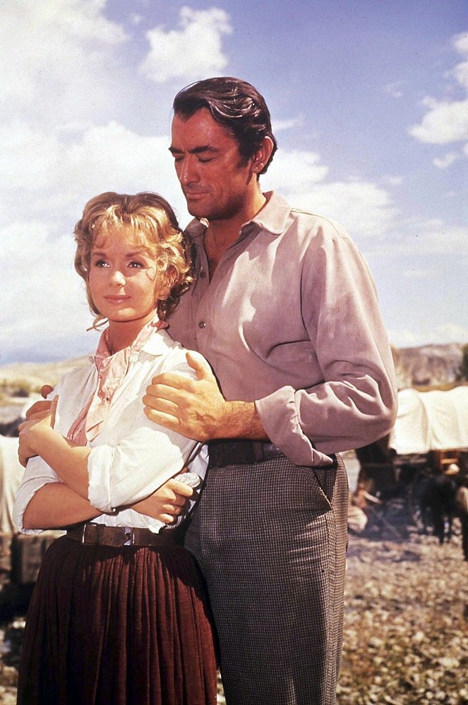 A vadnyugat hőskora - Filmfotók - Debbie Reynolds, Gregory Peck