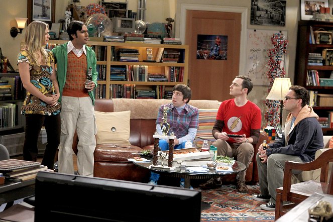 The Big Bang Theory - Season 5 - Der Schlampen-Reflex - Filmfotos - Kaley Cuoco, Kunal Nayyar, Simon Helberg, Jim Parsons, Johnny Galecki