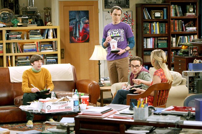 The Big Bang Theory - Die Kissen-Katastrophe - Filmfotos - Simon Helberg, Jim Parsons, Johnny Galecki