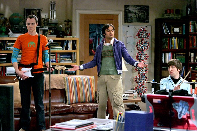 The Big Bang Theory - Die Streichelmaschine - Filmfotos - Jim Parsons, Kunal Nayyar, Simon Helberg